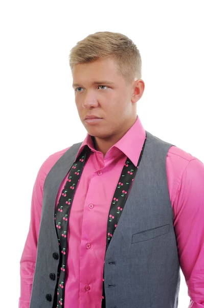 Portrait of a handsome young man — Stock Photo, Image
