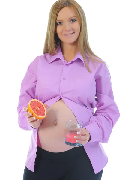 美しい若い妊婦 — ストック写真