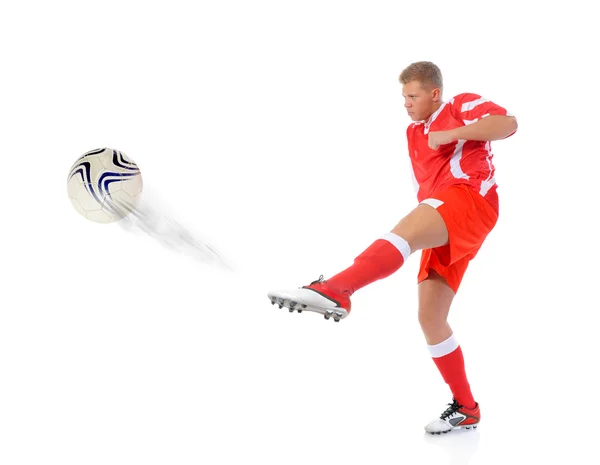 サッカー選手の選手 ストック画像