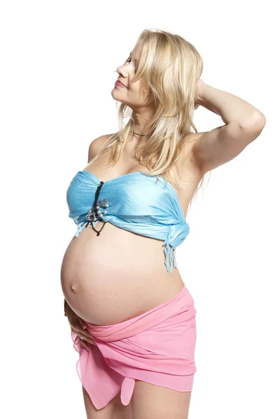 Retrato de una mujer embarazada —  Fotos de Stock