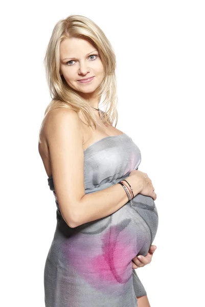 Portret van een zwangere vrouw — Stockfoto