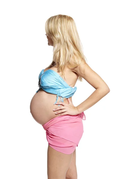 Retrato de uma mulher grávida — Fotografia de Stock