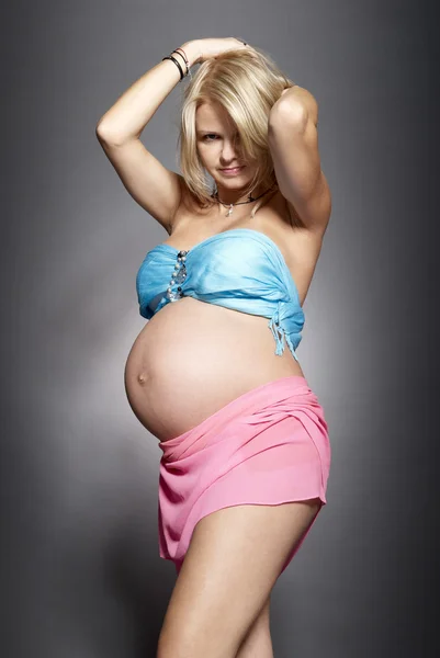 एक गर्भवती महिला का चित्र — स्टॉक फ़ोटो, इमेज