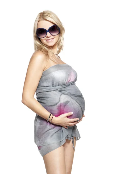 Portret van een zwangere vrouw — Stockfoto