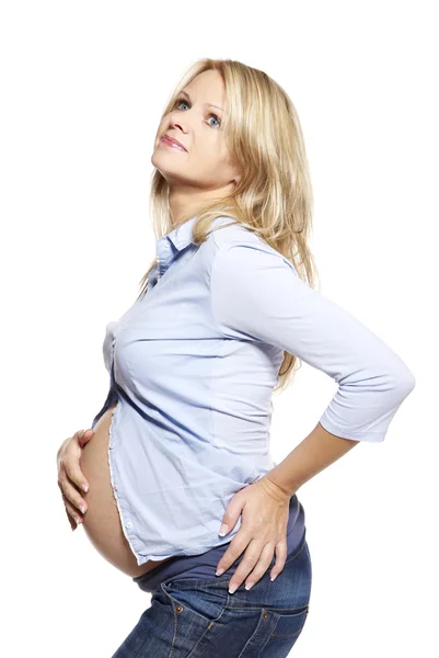 Portrait of a pregnant woman — Stock Photo, Image