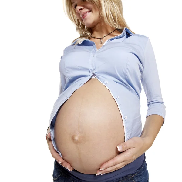 Portrait of a pregnant woman Royalty Free Stock Photos