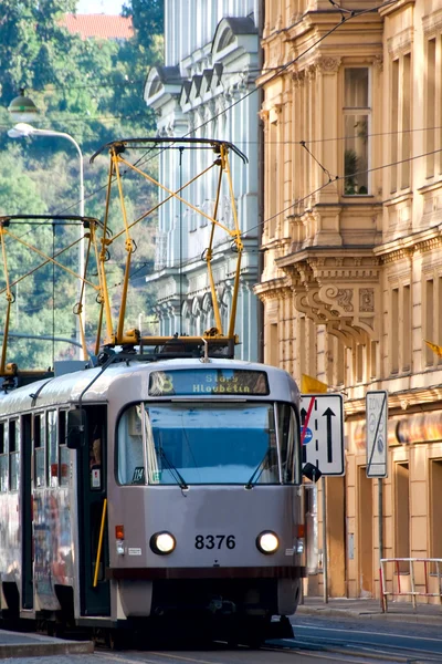 Tram di Praga — Foto Stock