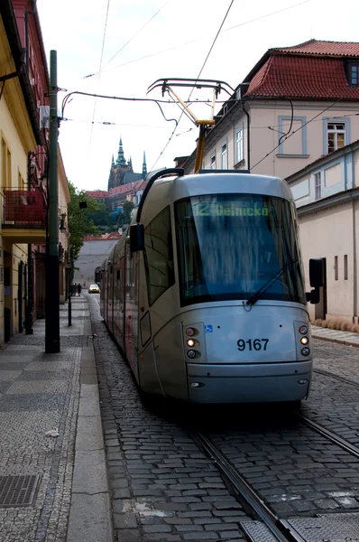 Tram van Praag — Stockfoto