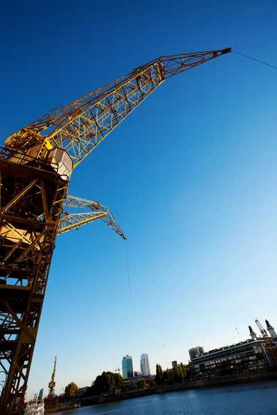Crane in Puerto Madero Buenos Aires Argentina — Stock Photo, Image