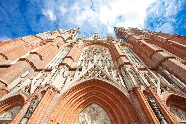 A katedrális, a város, La Plata, Argentína — Stock Fotó
