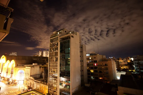 stock image Night view of the city Buenos Aires