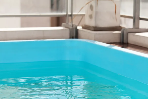 Fundo da piscina azul — Fotografia de Stock
