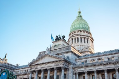 Building of Congress in Buenos Aires, Argentina clipart