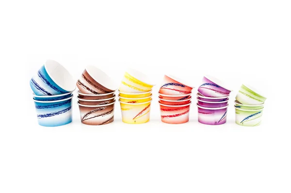 Ice cream paper cups — Stock Photo, Image