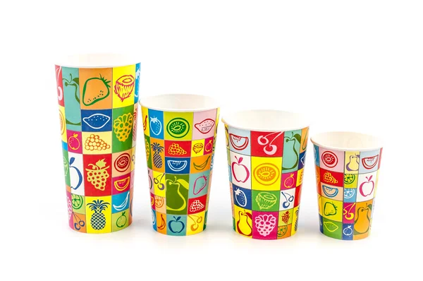 Refresco Copas de papel — Foto de Stock