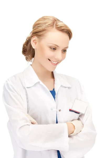 Attractive female doctor — Stockfoto