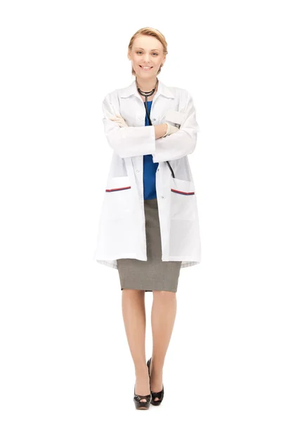 Atrakcyjna kobieta lekarz — Zdjęcie stockowe