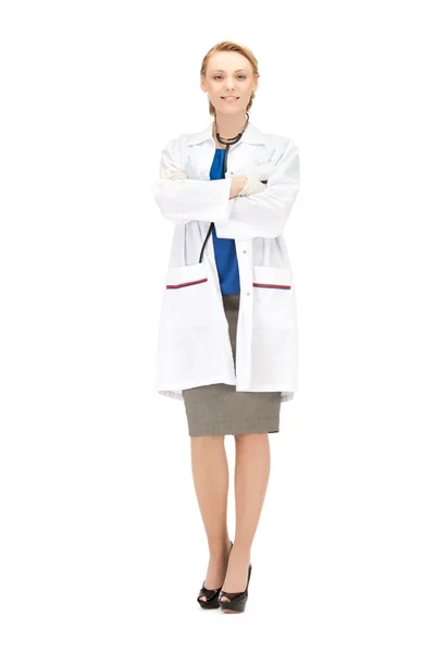 Attraktiva kvinnliga läkare Royaltyfria Stockbilder
