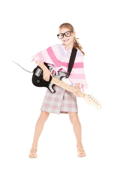 Κιθάρα κορίτσι — Φωτογραφία Αρχείου