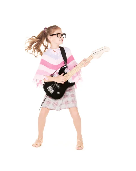Κιθάρα κορίτσι — Φωτογραφία Αρχείου