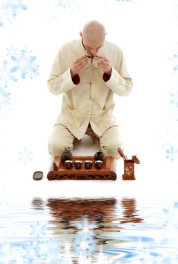 Tea ceremony master clipart
