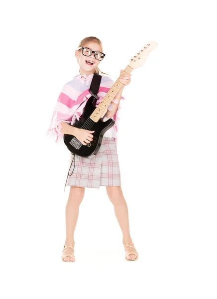 Guitar girl — Stock Photo, Image