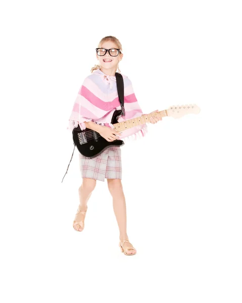 Kytara dívka — Stock fotografie