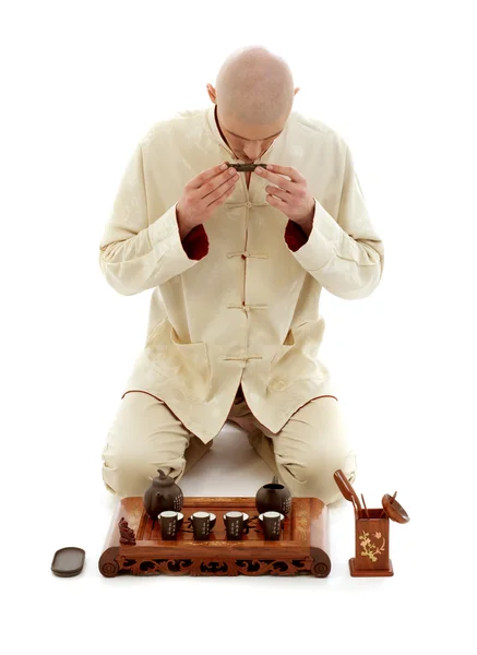 Maestro de ceremonia del té —  Fotos de Stock