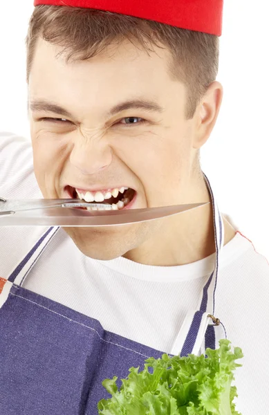 Crazy cook — Stock Photo, Image