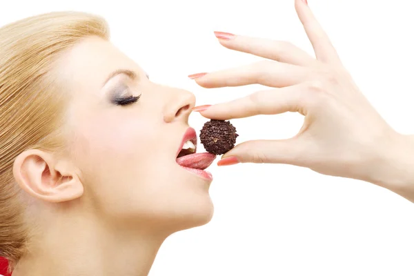 Čokoládové koule potěšení — Stock fotografie