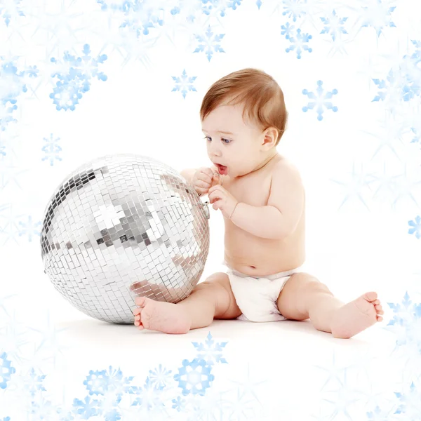 Glitterball baby — Stock Photo, Image
