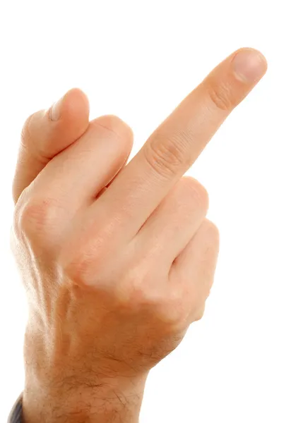 Middle finger — Stock Photo, Image