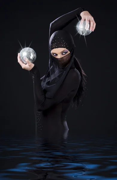 Taniec Ninja — Zdjęcie stockowe