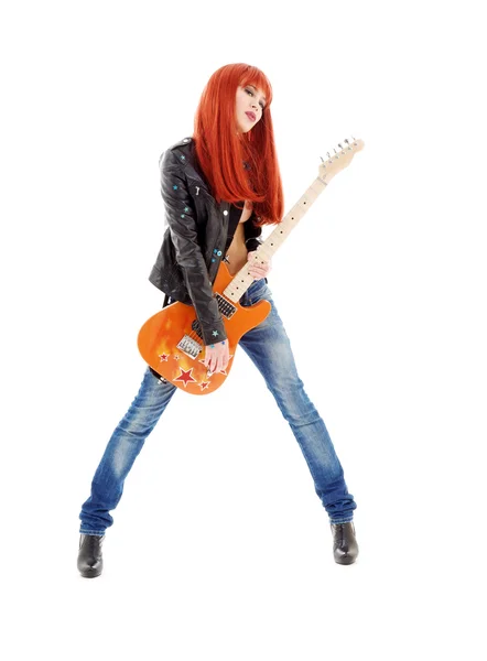Kytara babeギターの可愛い人 — ストック写真