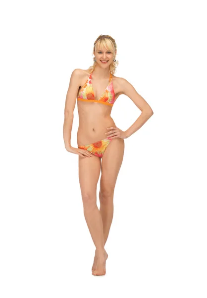 Gyönyörű nő bikiniben — Stock Fotó