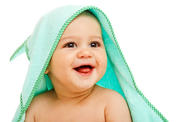 Laughing baby — Stockfoto