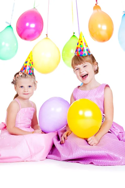 Balloon girls — Stock Photo, Image