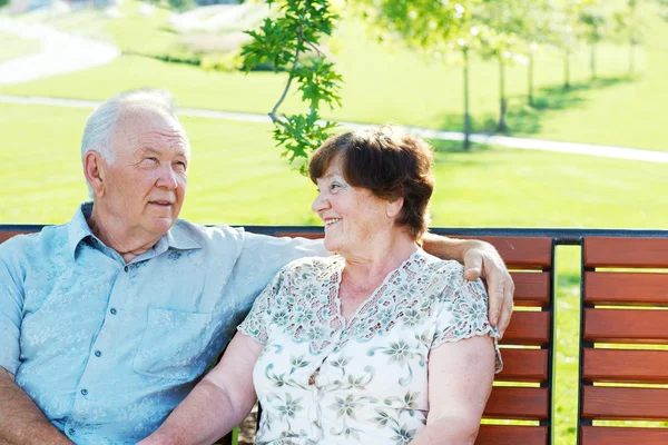 Cheerful grandparents — Stock Photo, Image