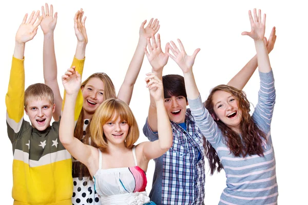 Teenage friends group Stock Picture
