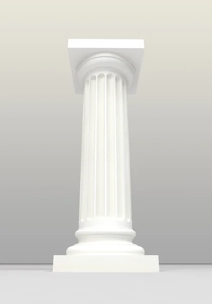Белые колонны — стоковое фото