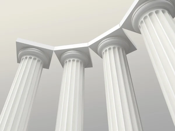 stock image White columns