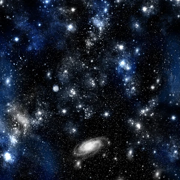 Иллюстрация глубокого космоса — стоковое фото