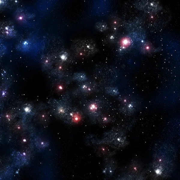 Orion e espaço no céu noturno — Fotografia de Stock