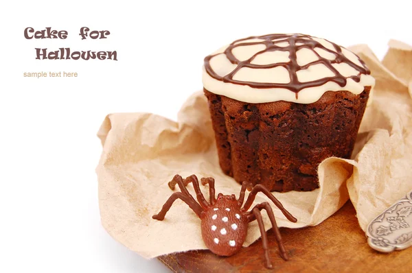 Decorated Halloween Cupcake — Stok fotoğraf