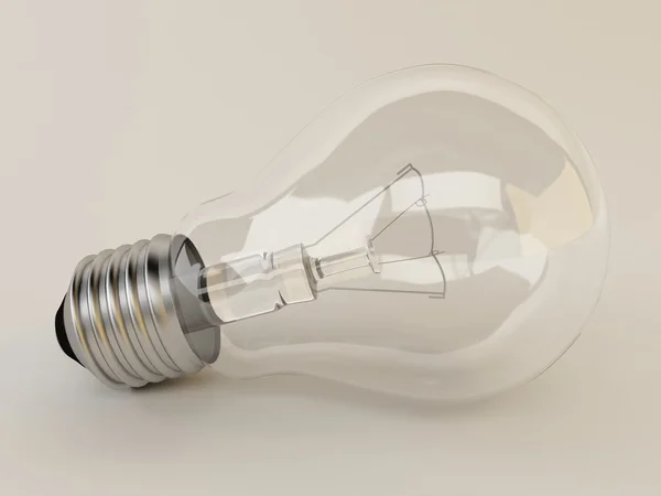 3d light bulb — Stock Photo, Image