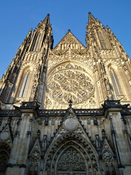 Saint Vitus' Cathedral in Prague's Castle — Stock Photo, Image