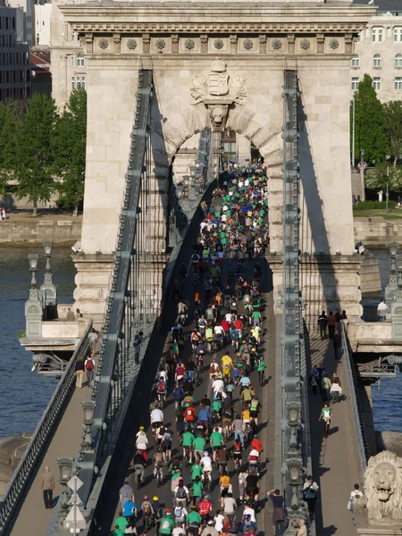 Kolo demonstraci v Budapešti. (Kritické) — Stock fotografie