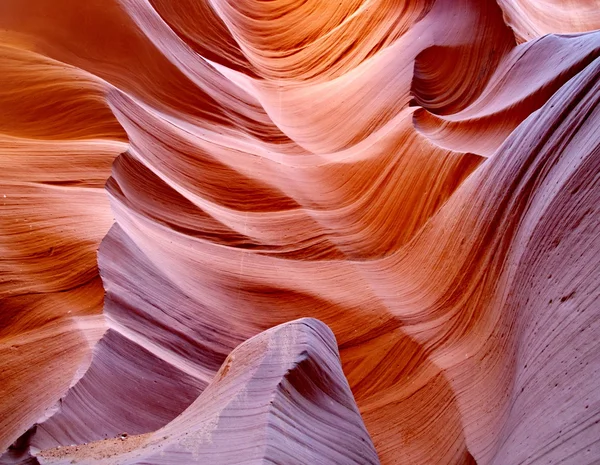 Abstracte curven van antelope canyon — Stockfoto