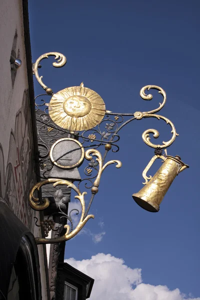 Altın Inn işareti — Stok fotoğraf