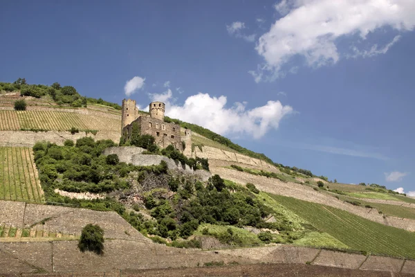 Ruïne van kasteel ehrenfels — Stockfoto